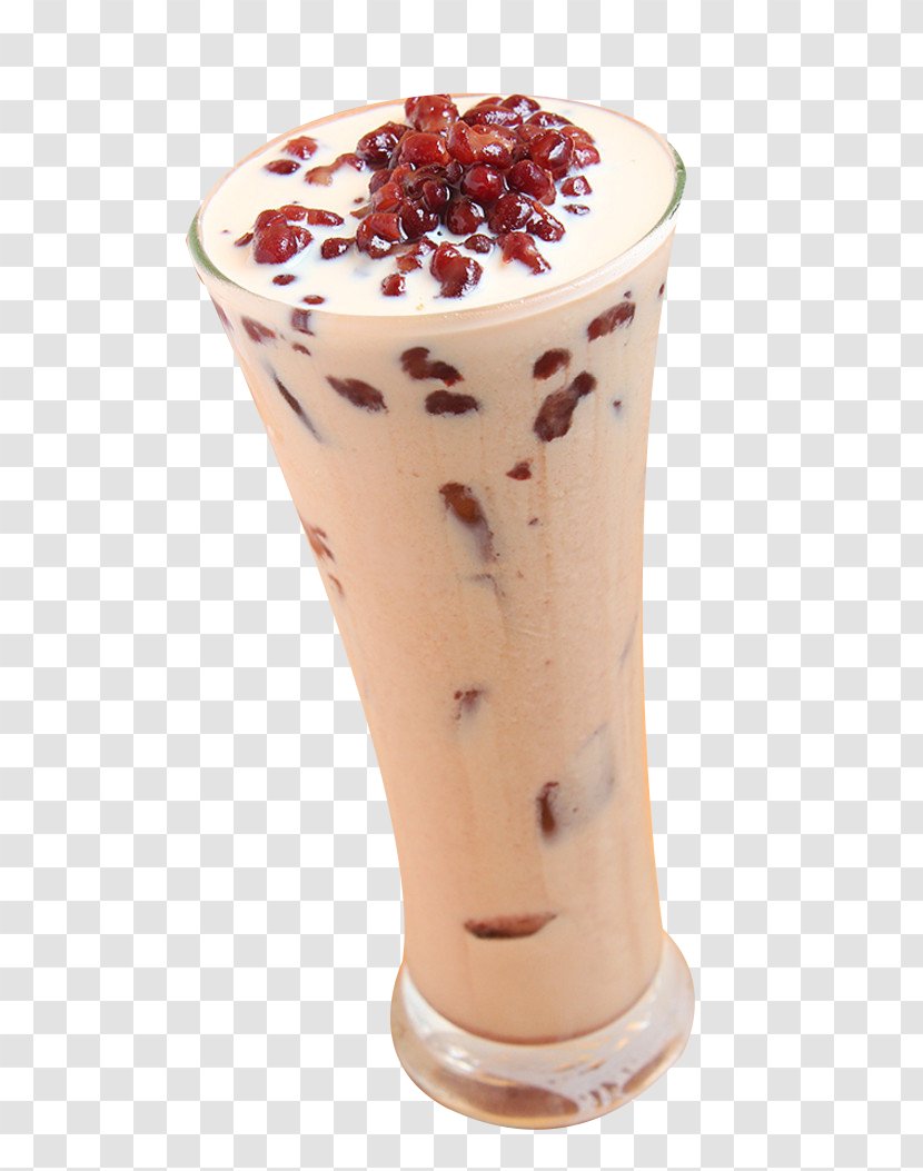 Crxe8me Caramel Red Bean Ice Patjuk Congee Milk - Tea Transparent PNG