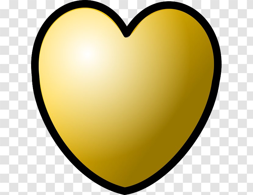 Heart Gold Clip Art - Love - Circuit Board Transparent PNG
