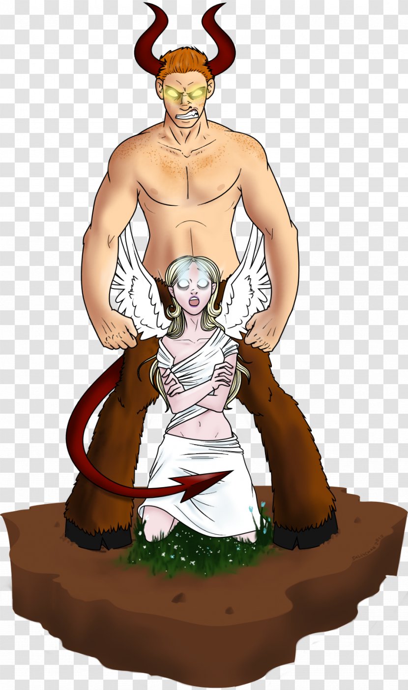 Devil Shoulder Angel Drawing Demon - Spirit Transparent PNG