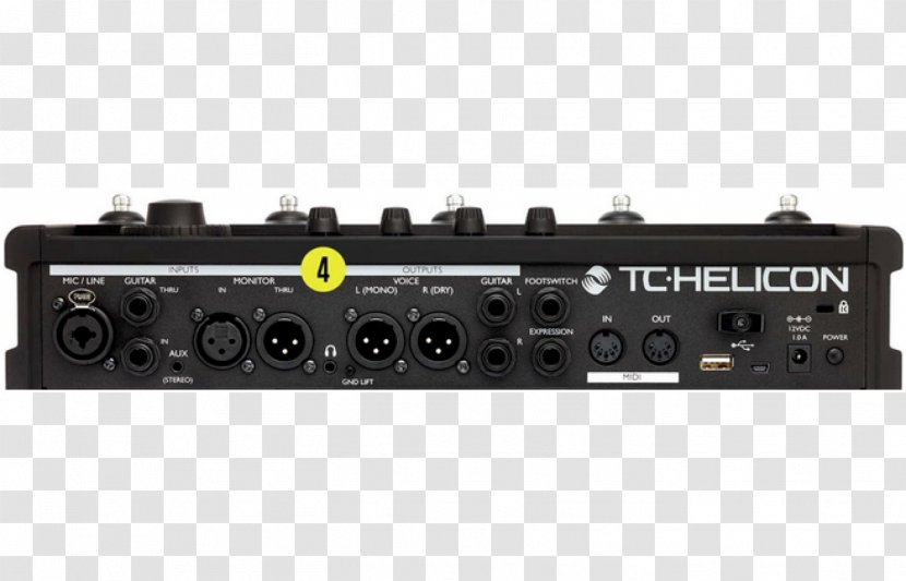 TC Helicon VoiceLive 3 Extreme Effects Processors & Pedals TC-Helicon Audio - Silhouette - Musical Instruments Transparent PNG