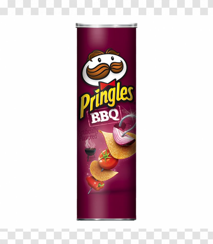 Barbecue Sauce Pringles Potato Chip Flavor - Cheddar Cheese - Chips Transparent PNG