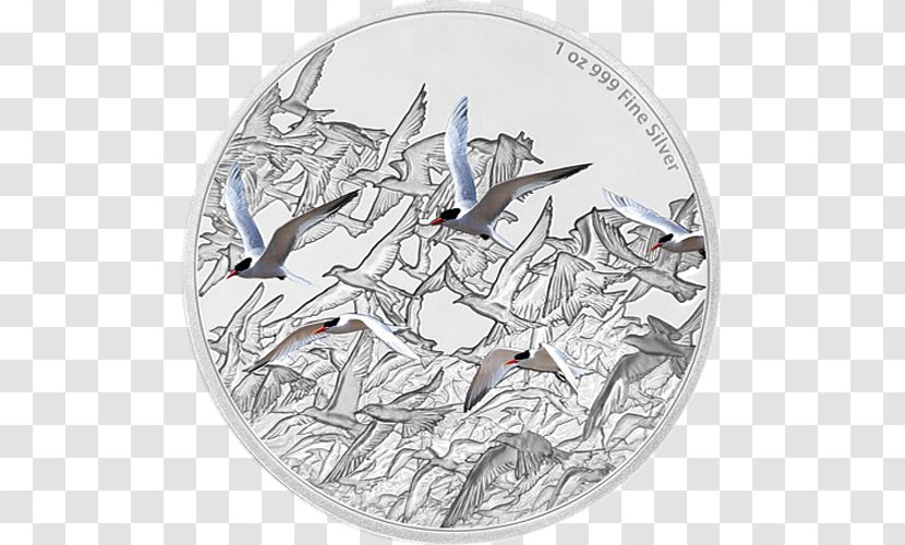 Silver Coin Gold Precious Metal Ounce - Arctic Tern Transparent PNG