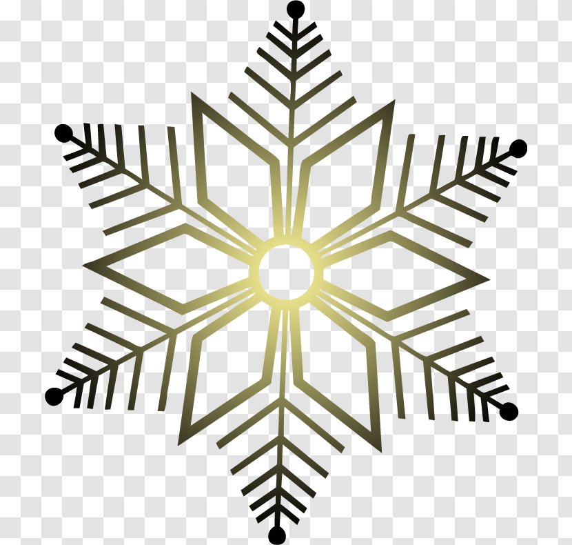 Snowflake Red Green Clip Art - Tree - Hand Painted Black Transparent PNG