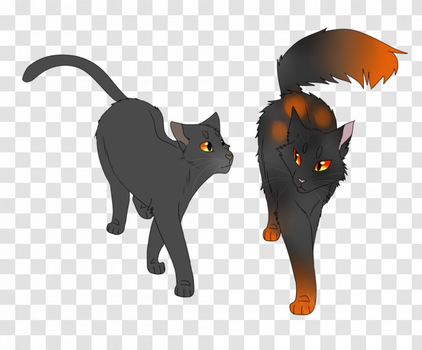 Cat DeviantArt Character Kitten - Black - Soot Transparent PNG