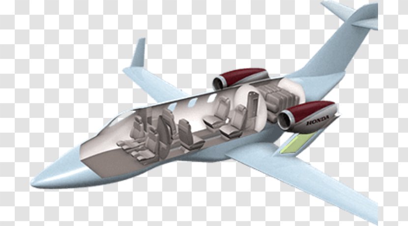 Honda HA-420 HondaJet Airplane Aircraft Business Jet - Model Transparent PNG