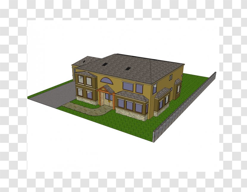 Building House Facade Roof - Large Parcel Transparent PNG