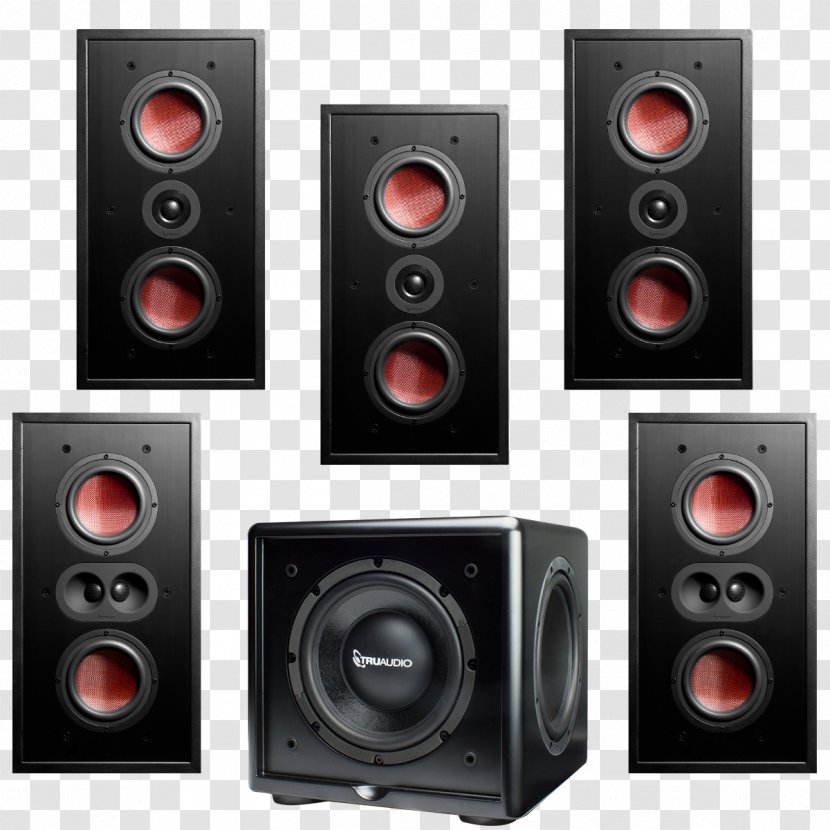 Loudspeaker Home Theater Systems 5.1 Surround Sound Audio - Highend - Stereo Wall Transparent PNG