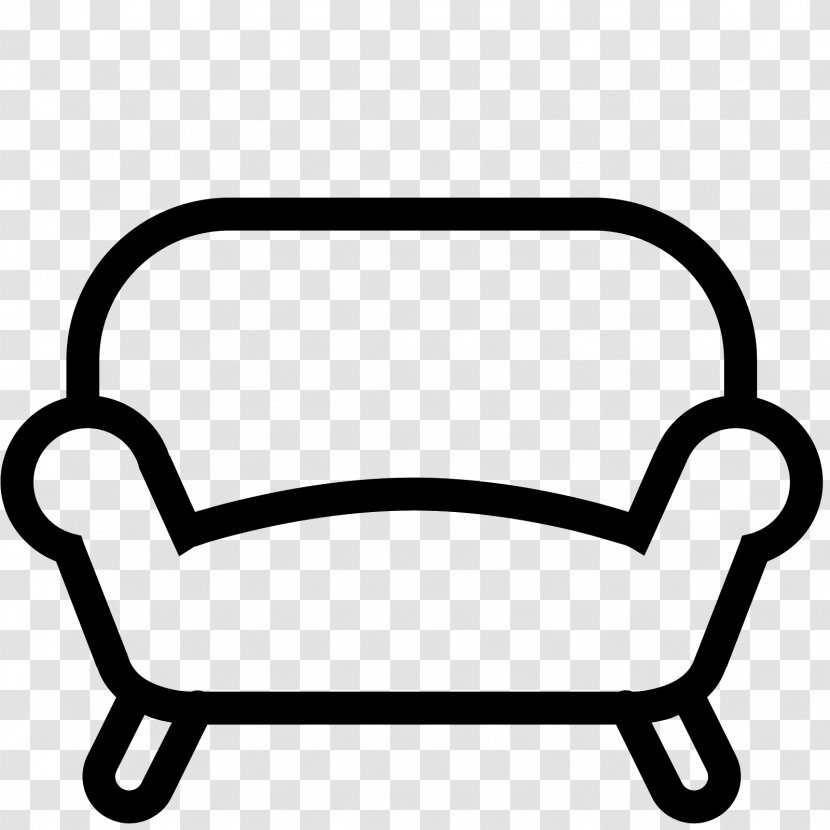 Icon Design Furniture Couch - Rectangle Transparent PNG