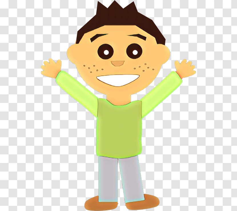 Boy Cartoon - Thumb - Pleased Smile Transparent PNG