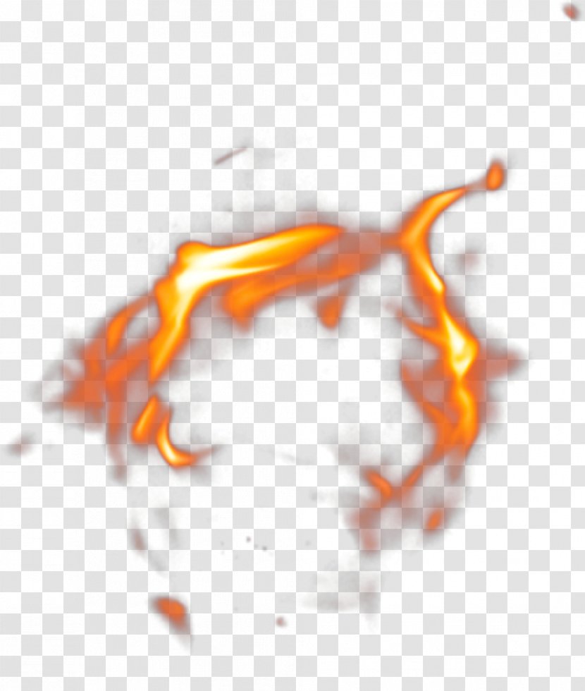 Light Flame Fire Explosion - Watercolor Transparent PNG