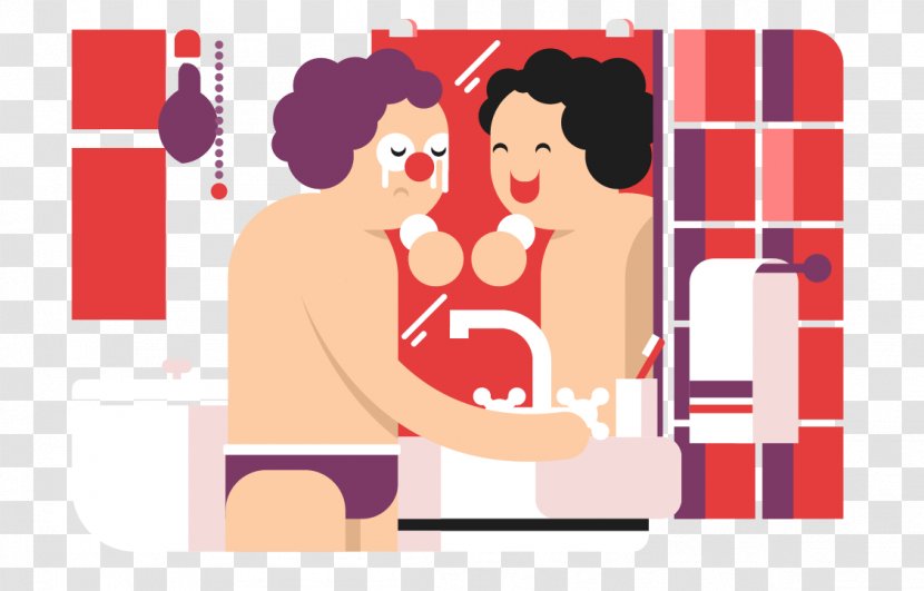 Cartoon - Heart - Bathe Transparent PNG