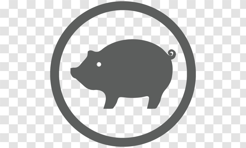 Pig Fauna Silhouette Snout Clip Art - Symbol Transparent PNG