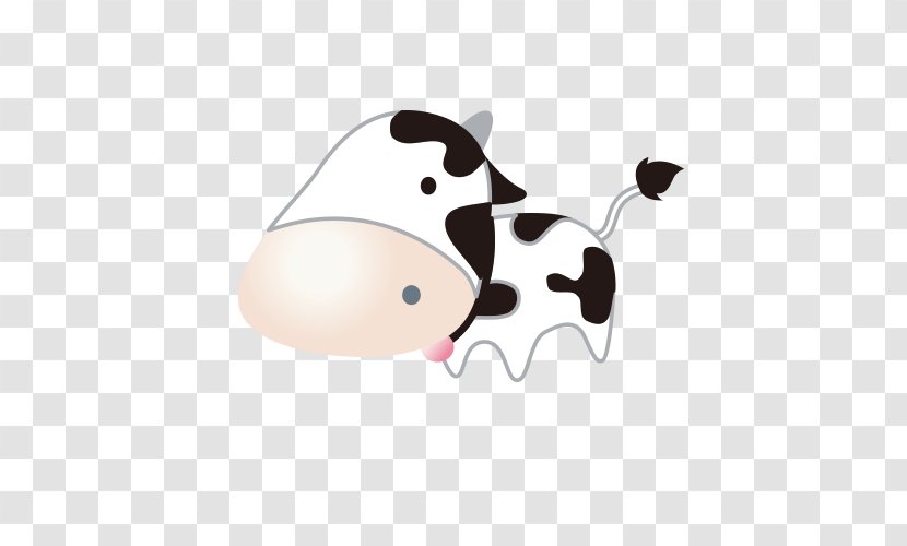 Hand-painted Cute Cow - Cowbell - Product Design Transparent PNG