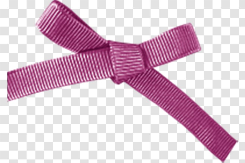 Ribbon Pink M - Violet - Lazos Transparent PNG