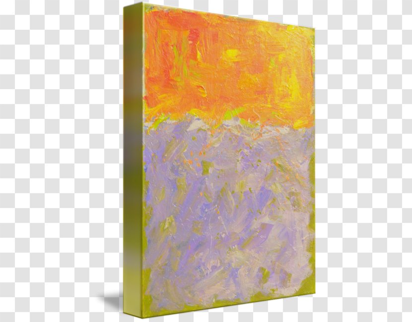 Painting Acrylic Paint Resin Rectangle - Lavender Fields Transparent PNG