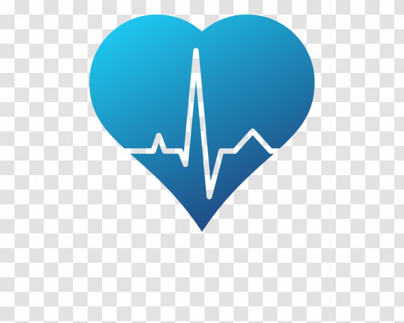 Heart Banner - Turquoise - Symbol Electric Blue Transparent PNG