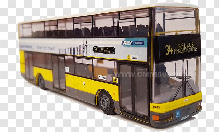 Double-decker Bus Traditionsbus GmbH Berlin Frankfurt TraffiQ - Tour Service Transparent PNG