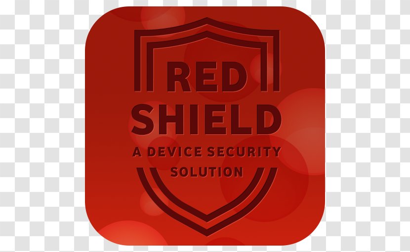 Logo Maroon Font - Label - Red Shield Transparent PNG