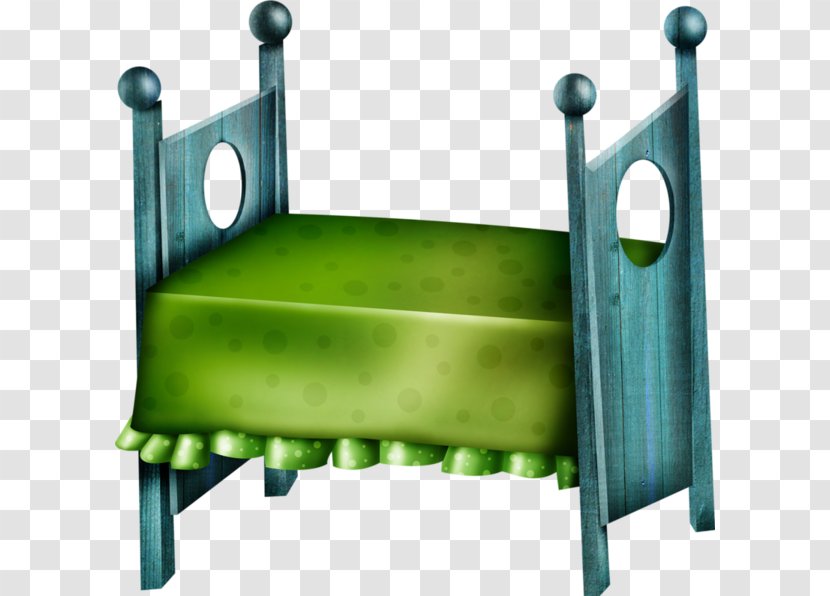 Table Bedroom - Green - Bed Transparent PNG