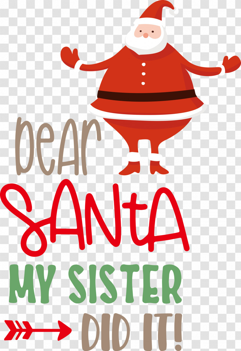 Dear Santa Christmas Santa Transparent PNG