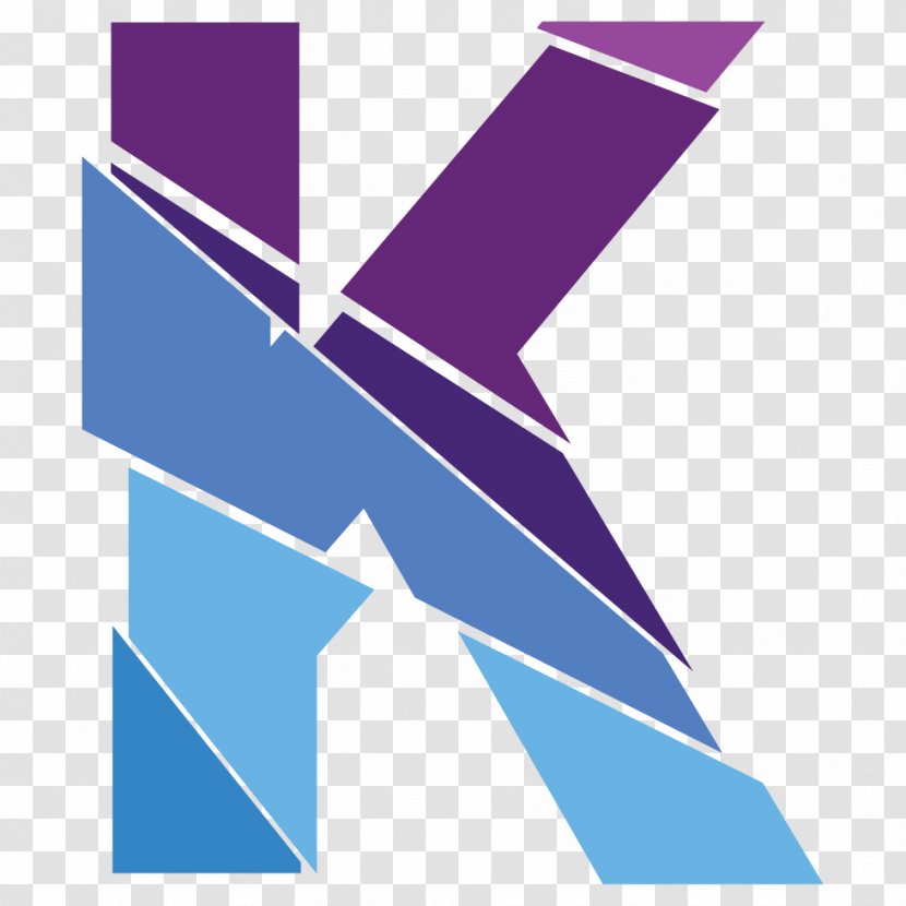 Download - Violet - Color Geometric Version Of The K Transparent PNG