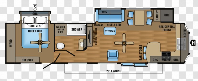Campervans Floor Plan Winnebago Industries Caravan Park Model - Travel - Jay Transparent PNG