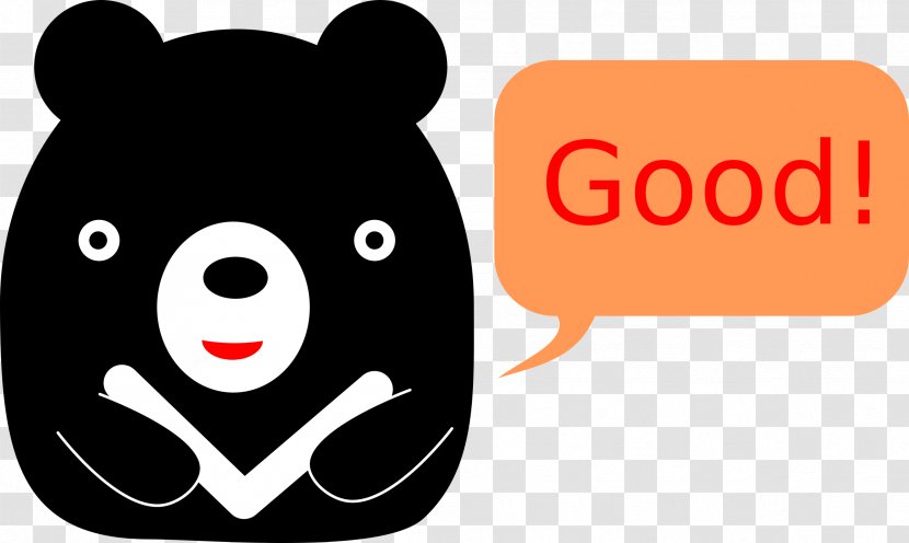 American Black Bear Formosan Polar Clip Art - Smile - Boxing Transparent PNG