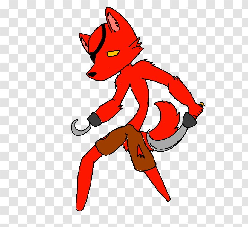 Red Fox Dog Canidae Clip Art - Animal Figure - Pirate Cartoon Transparent PNG