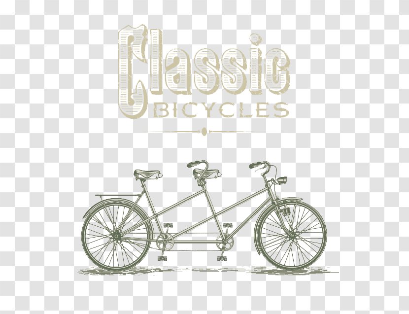 Tandem Bicycle Cycling Stock Photography Illustration - Stockxchng - Vector Material Transparent PNG