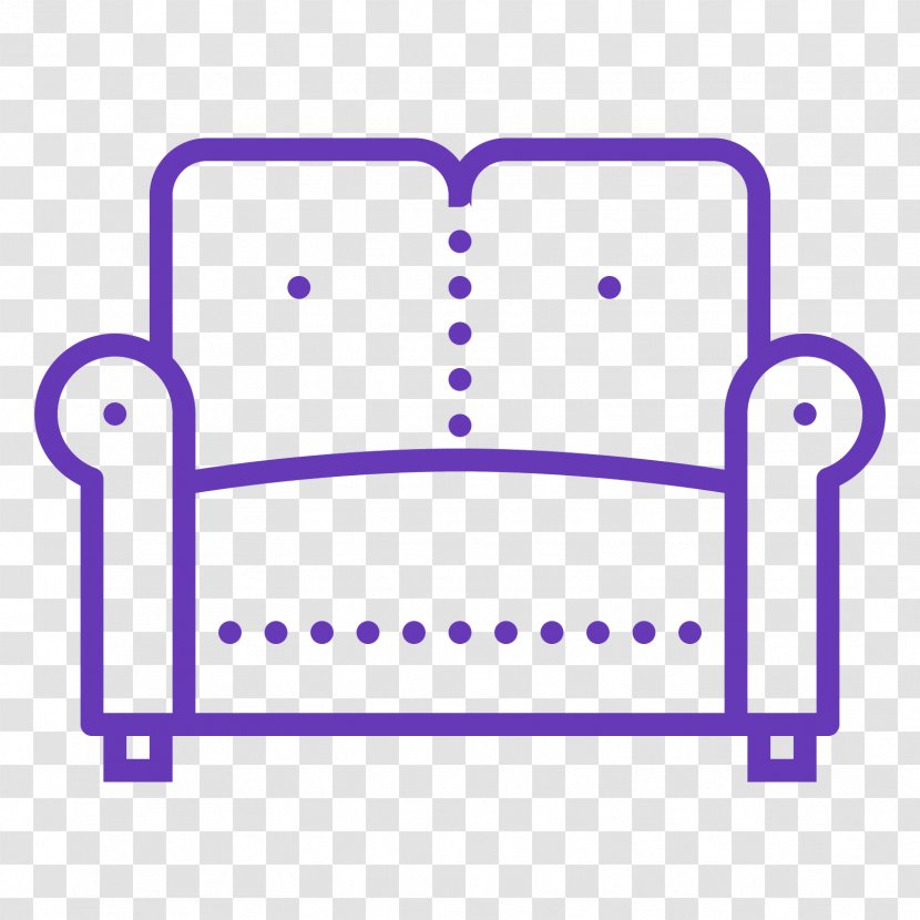 Wing Chair Furniture Couch - Cushion Transparent PNG
