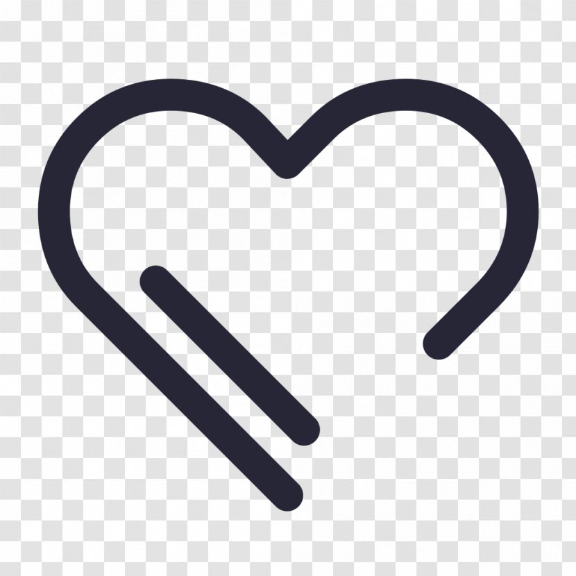 Product Design Font Line - Human Body - Heart Transparent PNG