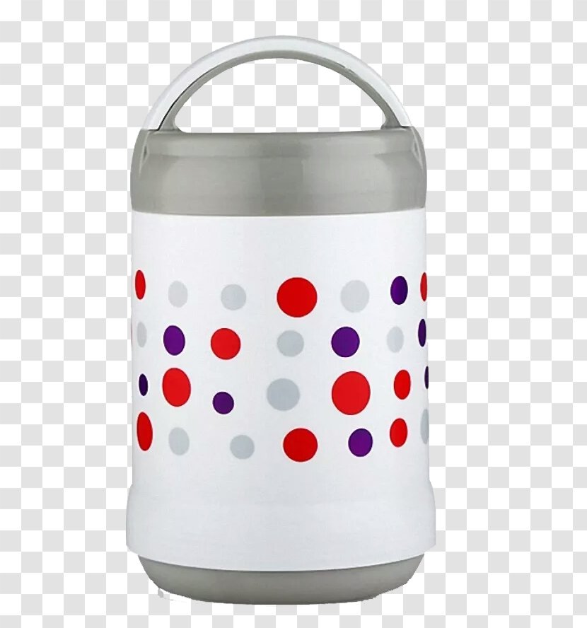 Polka Dot Small Appliance Purple Mug - Rice Bottle Transparent PNG