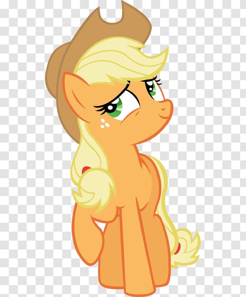 Applejack Pony Rainbow Dash Rarity Fluttershy - My Little Friendship Is Magic - Apple Transparent PNG