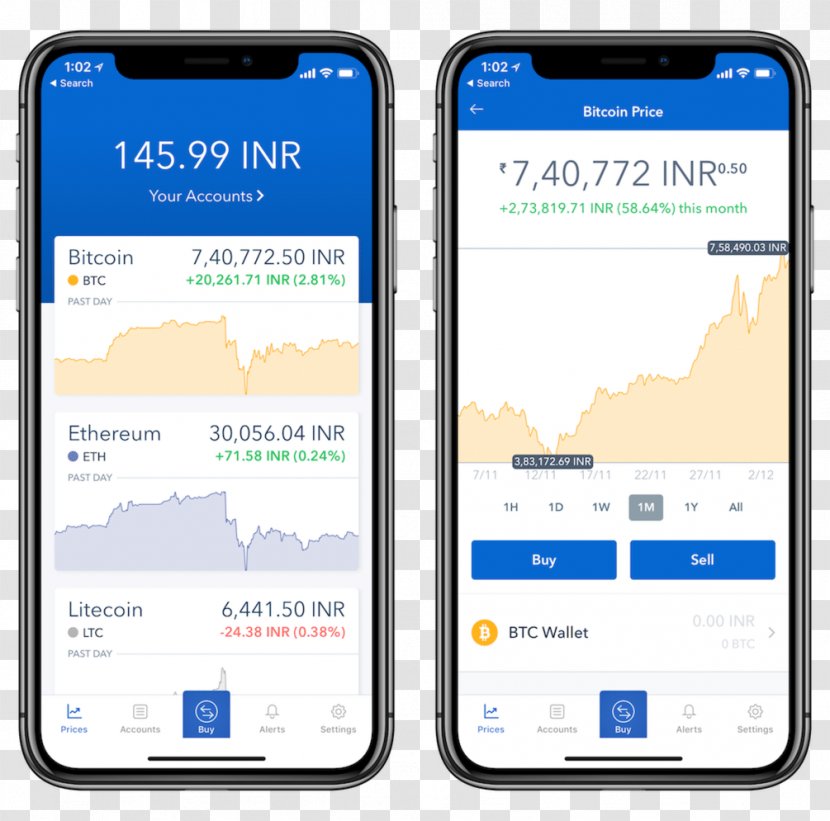 Smartphone IPhone X App Store Coinbase - Mobile Development Transparent PNG