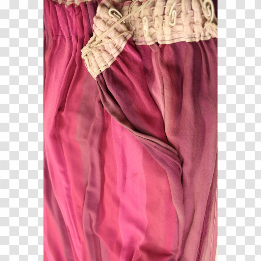Magenta Silk Satin Maroon Shoulder - Pink Curtains Transparent PNG