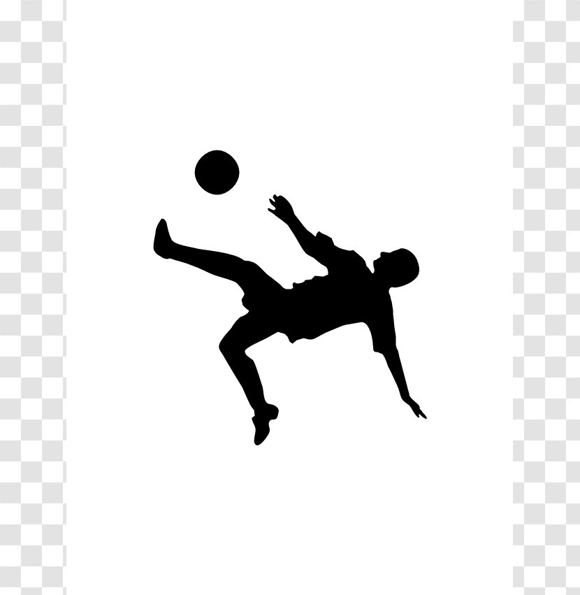 Football Player Silhouette Clip Art - Jumping Transparent PNG