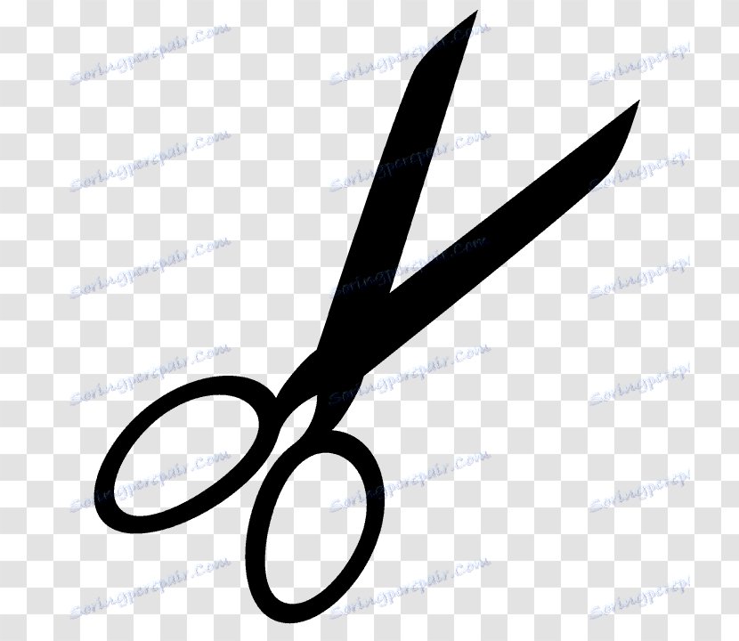 Hair-cutting Shears Scissors Clip Art Image - Office Instrument - Puta Vector Transparent PNG