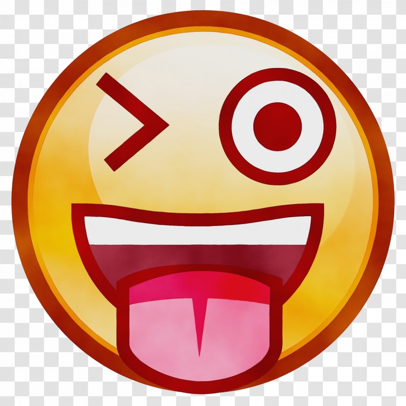 Happy Face Emoji - Wink - Comedy Transparent PNG