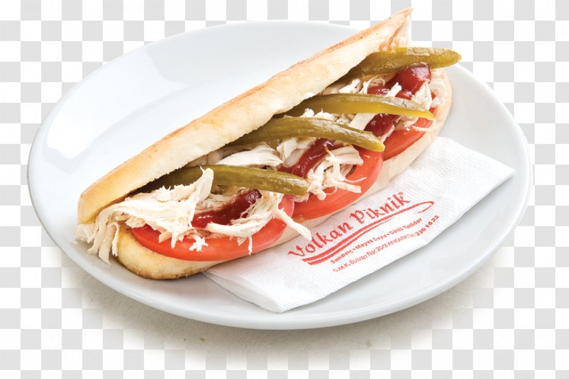 Gyro Breakfast Sandwich Pan Bagnat Club Chicken - Recipe - Hot Dog Transparent PNG