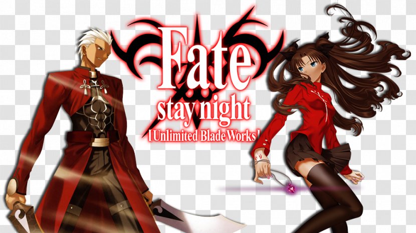Fate/stay Night Fan Art Cartoon - Fictional Character - Fatestay Unlimited Blade Works Transparent PNG