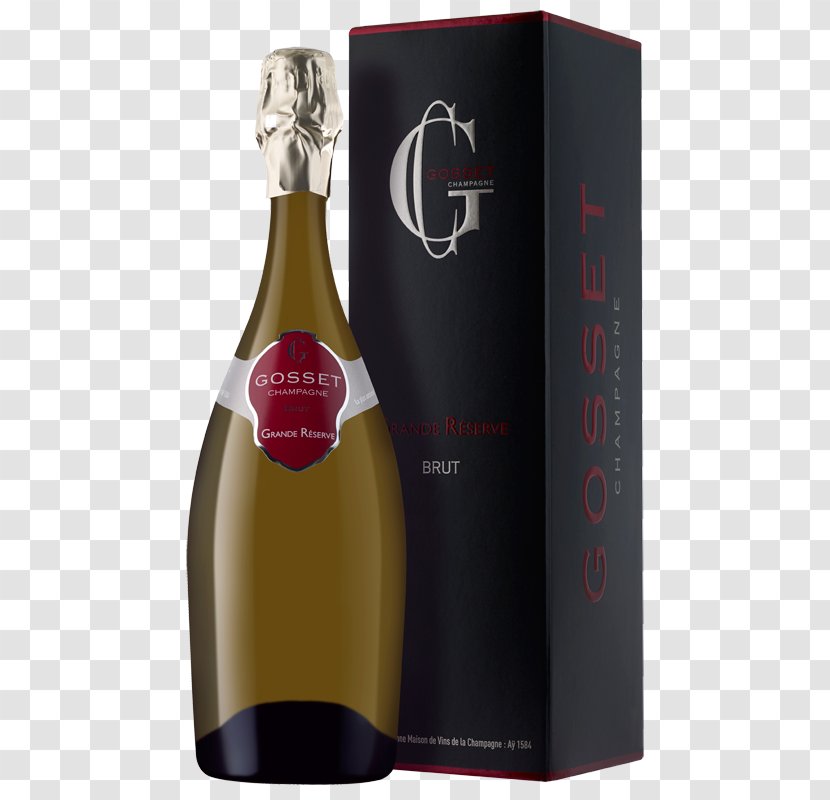 Champagne White Wine Chardonnay Gosset - Merlot Red Royalty Transparent PNG