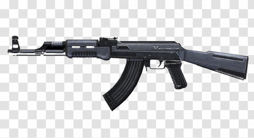 Airsoft Guns AK-47 Gearbox AKS-74U - Cartoon - Ak 47 Transparent PNG