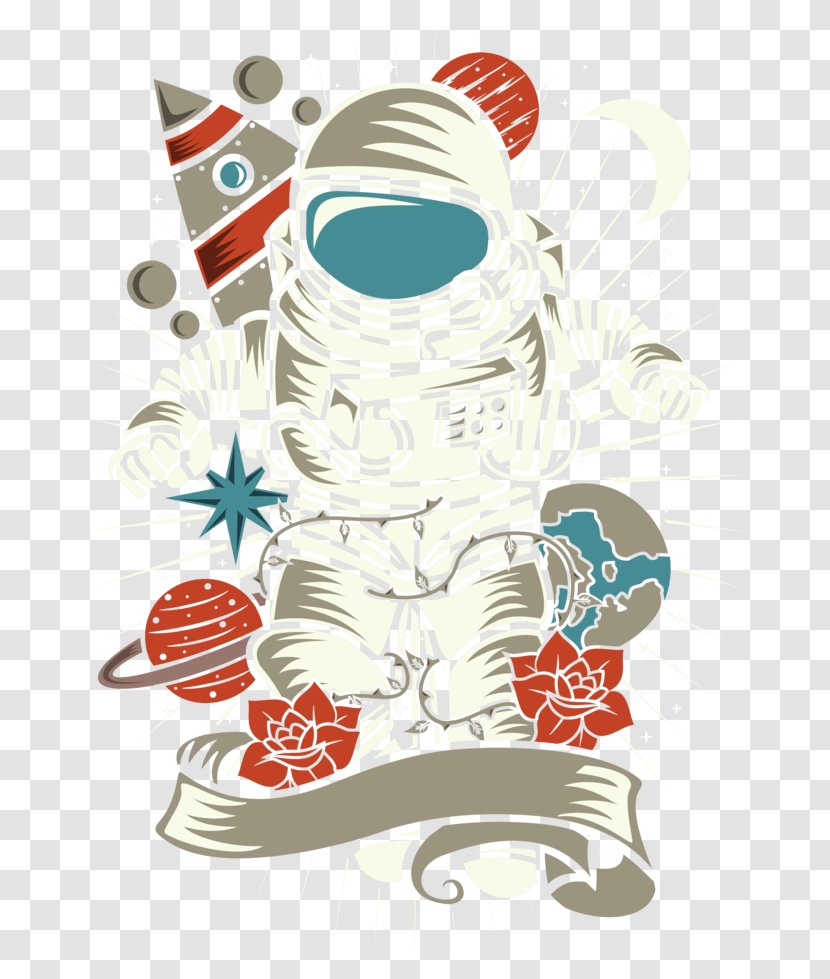 DeviantArt Christmas Ornament - Artist - Astronaut Drawing Transparent PNG