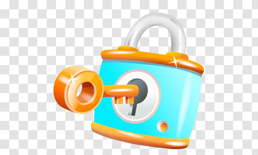 Lock Key Clip Art - Cartoon Keys Transparent PNG