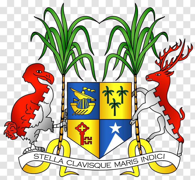 Flag Of Mauritius Coat Arms Island Symbol - Food Transparent PNG
