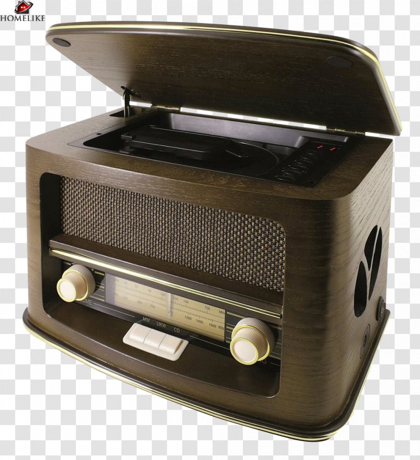 Soundmaster Radio NR975 Audio System - Home Appliance - Brown High Fidelity Rádio CDRadio Transparent PNG