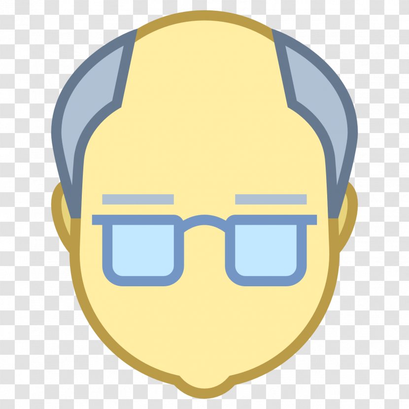 Man Old Age Share Icon - Yellow - OLD MAN Transparent PNG