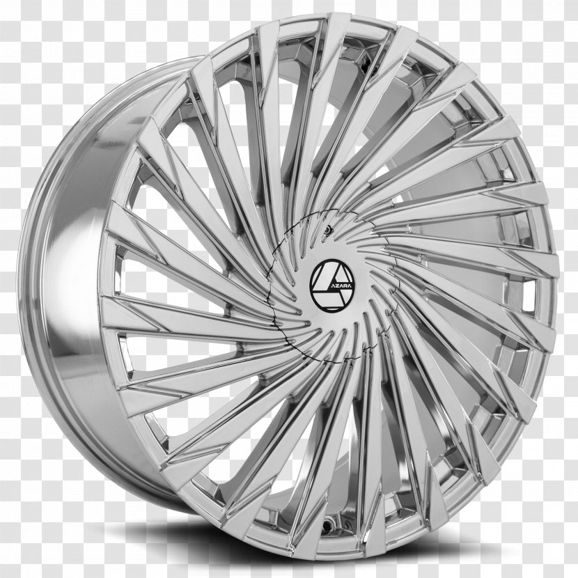 Car Custom Wheel Tire Rim - Monochrome Transparent PNG