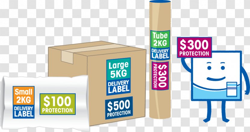 Paper Package Delivery Parcel Label Sticker - Brand - Mailman Transparent PNG