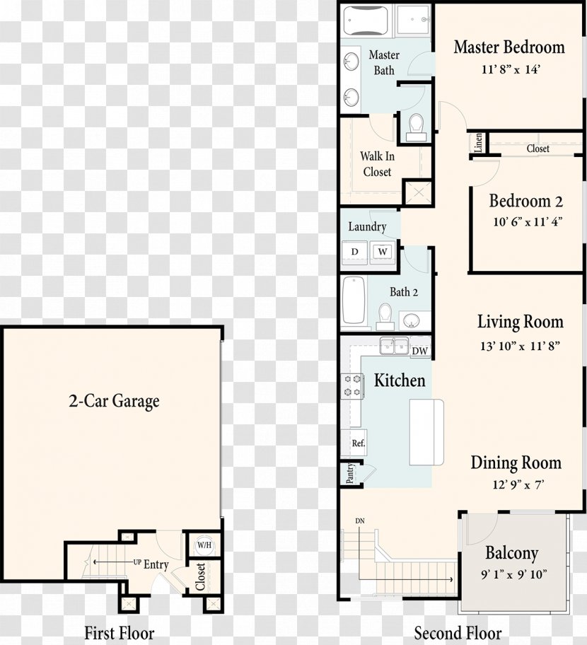 Homecoming At The Preserve Apartment Drive Renting Floor Plan - Copy Transparent PNG